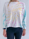 More Good Vibes Cropped sweatshirt