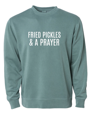 *RESTOCKED* Fried Pickles & A Prayer Sweater