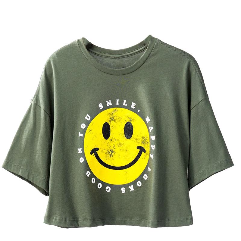 All Smiles | Crop Tee