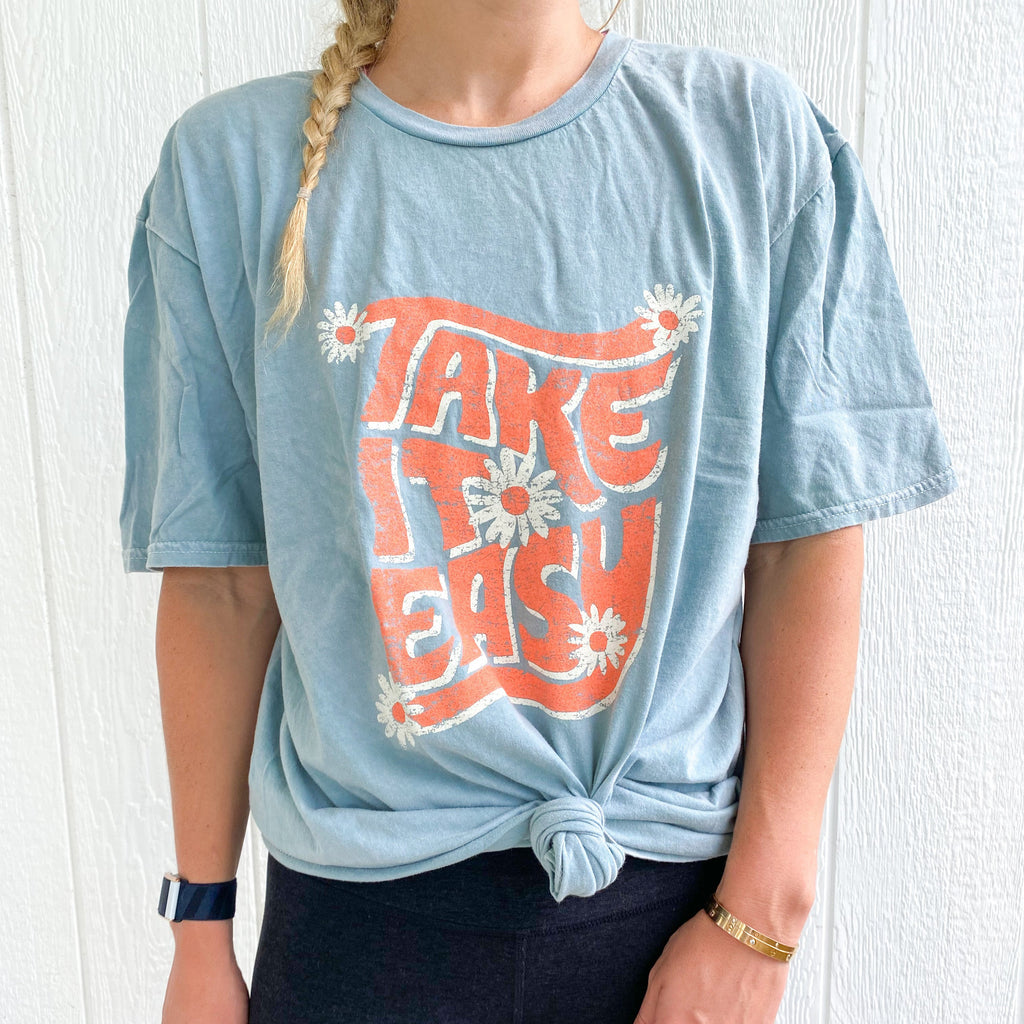 Take It Easy Floral Tee